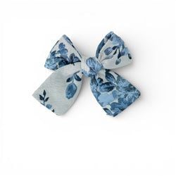 Cape Cod Floral – Petite Hair Bow
