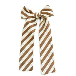 Russet Stripe – Lady Hair Bow
