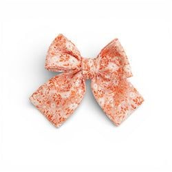 Flamingo Floral – Petite Hair Bow