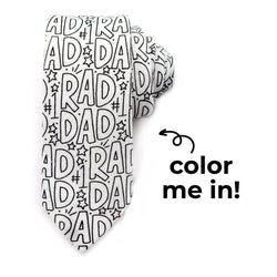 Coloring Ties – Rad Dad