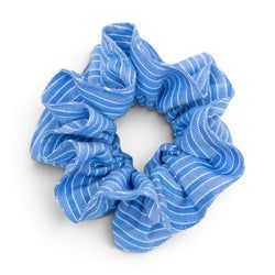 Azure Stripe – Scrunchie