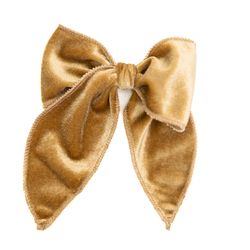 Gold Velvet – Darling Hair Bow
