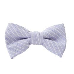 Lavender Stripe – Bow Tie for Boys