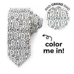 Coloring Ties – Rad Grand Dad