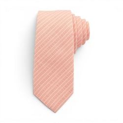 Coral Stripe – Men's Tie
