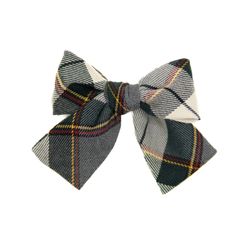 Spruce Plaid – Petite Hair Bow