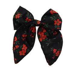 Red Hot Floral – Darling Hair Bow