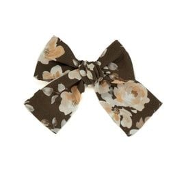 Magnolia Floral – Petite Hair Bow