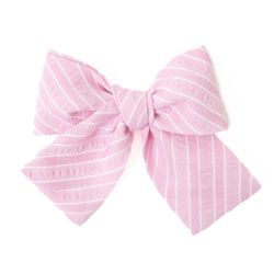 Bubble Gum Stripe – Petite Hair Bow