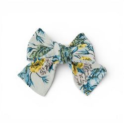 Versailles Floral – Petite Hair Bow
