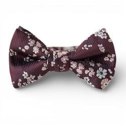 Sangria Floral – Boys Bow Tie