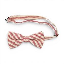 Cardinal Stripe – Men's Bow Tie