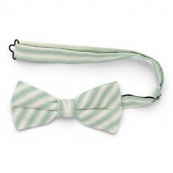 Pistachio Stripe – Men's Pre-tied Bow Tie