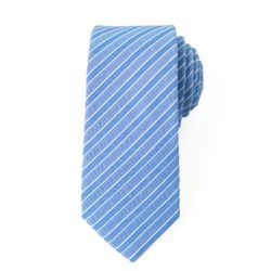 Azure Stripe – Men's Tie