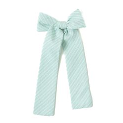 Mint Stripe – Lady Hair Bow