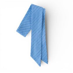 Azure Stripe – Hair Sash