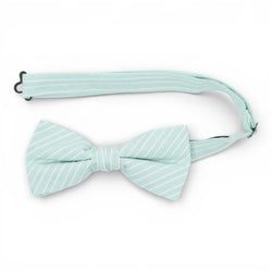 Mint Stripe – Men's Bow Tie