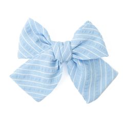Pond Stripe – Petite Hair Bow