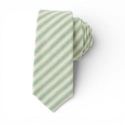 Pistachio Stripe – Men's Tie