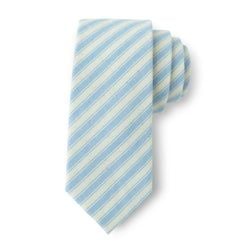 Robin Egg Stripe – Men's Tie
