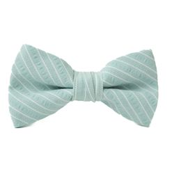 Mint Stripe – Bow Tie for Boys