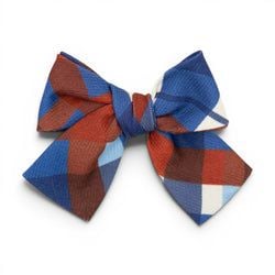 Americana Plaid – Petite Hair Bow