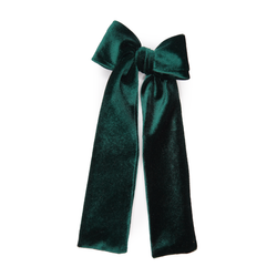 Green Velvet – Lady Hair Bow