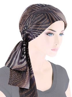 Color – Purple Brown Stripe Animal