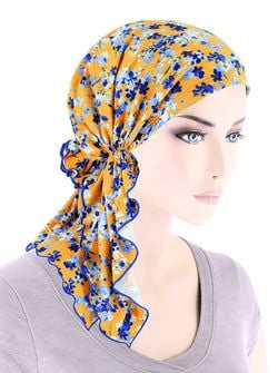 Blue Amber Floral