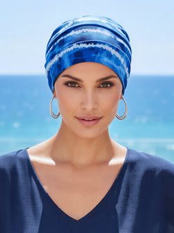 Color – Blue Tie Dye Stripe