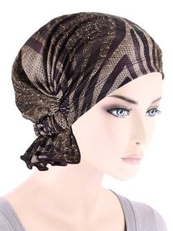 Purple Brown Stripe Animal