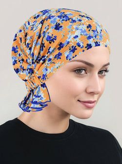 Blue Amber Floral