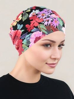 Color – Black Coral Floral