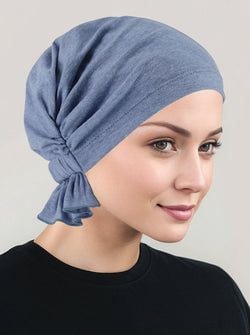 Light Denim Cotton Knit