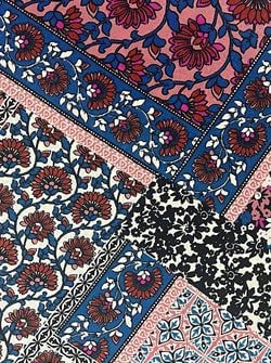 Color – Rosy Blue Floral