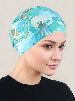 Color – Green Blue Water Floral