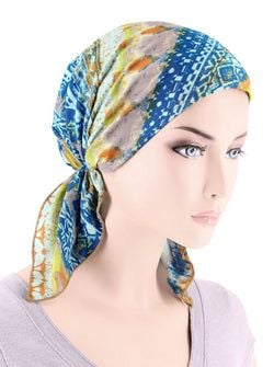 Color – Blue Tribal Stripe