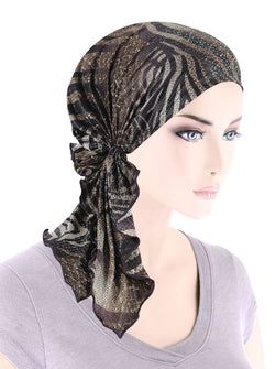 Purple Brown Animal Stripe