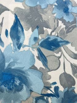 Color – Blue Gray Water Floral