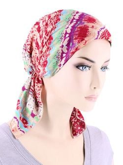 Color – Red Tribal Stripe