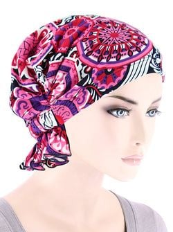 Color – Pink Red Medallion