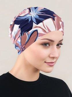 Color – Navy Mauve Mod Floral