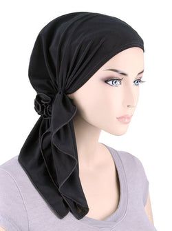 Raven Black Cotton Knit