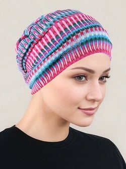 Color – Hot Pink Tie Dye Stripe