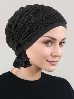Color – Ruffle Black w/Silver Shimmer