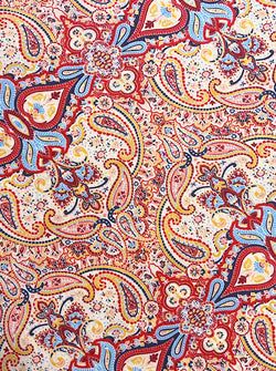 Color – Americana Red Paisley