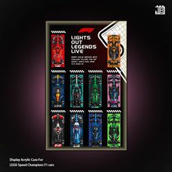 Display Frame For LEGO® Speed Champions F1® Race