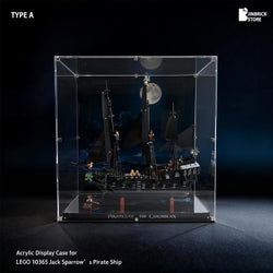 Premium】Arcylic Display Case for 10365 LEGO Jack Sparrow’s Pirate Ship Black Pearl