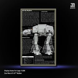 Display frame For Lego 75288 Star Wars AT-AT™ Walker