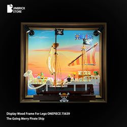 Premium Wood Frame for Lego One Piece 75639 The Going Merry Pirate Ship